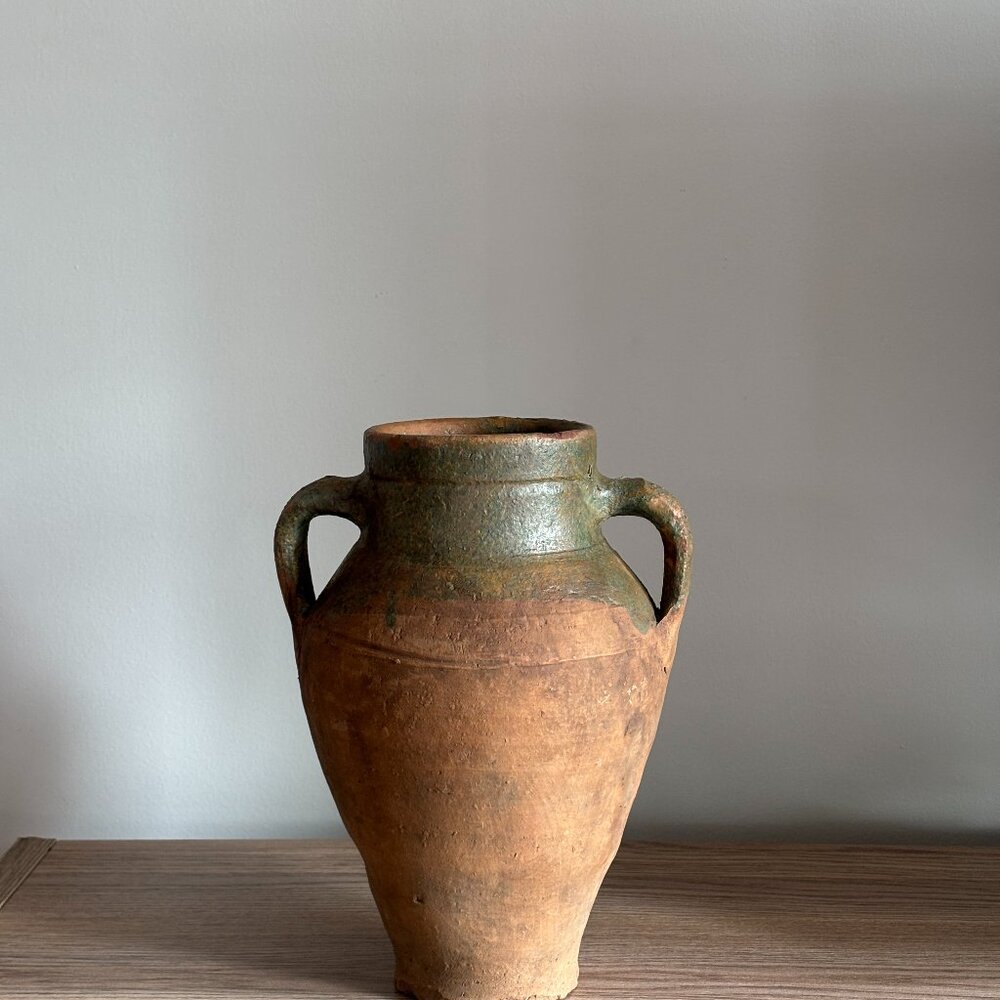 Vintage Primitive Turkish Clay Pot